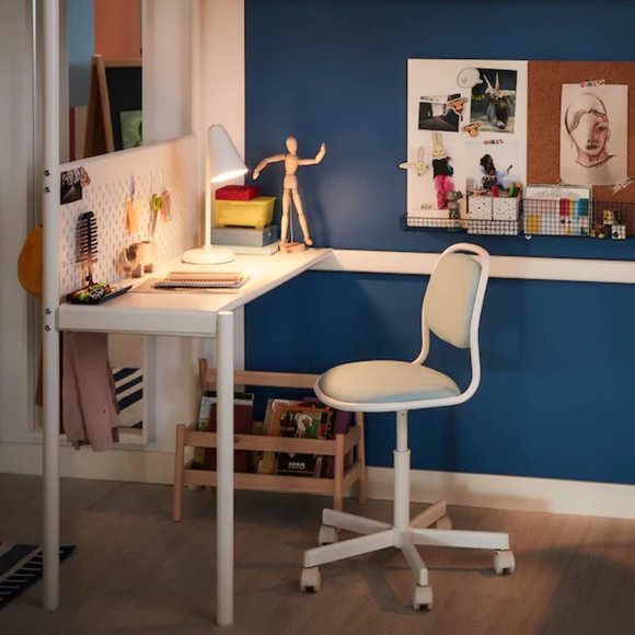 IKEA GLIS Box with lid, yellow/blue 6 ¾ x 4 " - Picture 12 of 17